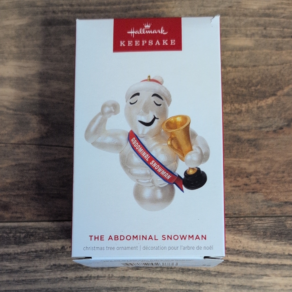 2024 Hallmark Keepsake Abdominal Snowman Christmas Tree Ornament